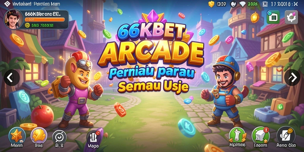 Tangkapan layar gameplay 66KBET yang seru dan penuh warna.