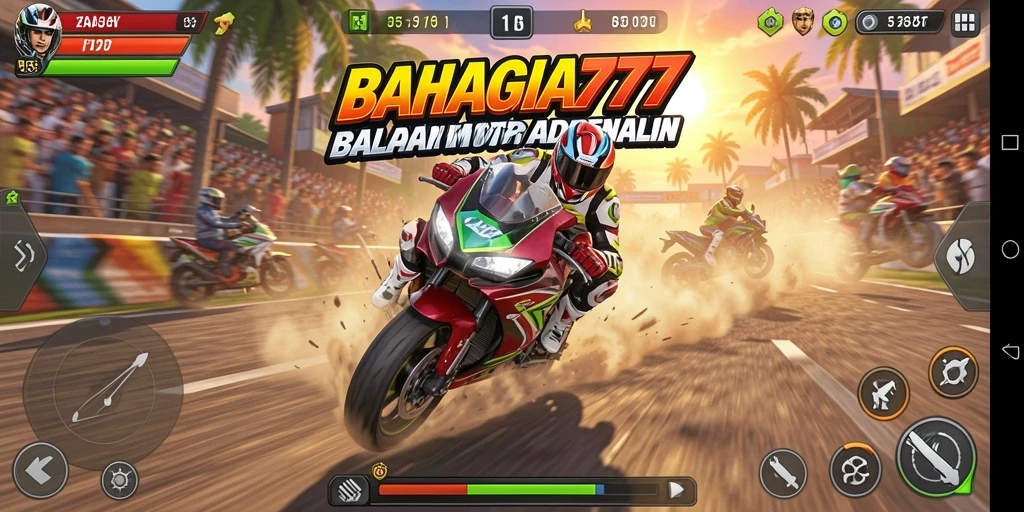 Tampilan atraktif dari gameplay BAHAGIA777 yang mendebarkan.