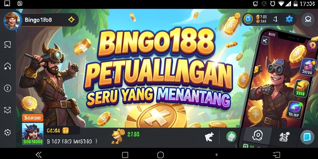 Screenshot utama BINGO188 menampilkan karakter dalam aksi petualangan seru.