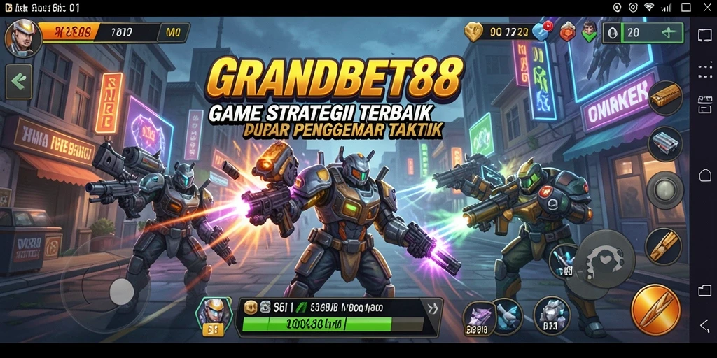 Tampilan menarik dari gameplay strategi GRANDBET88.
