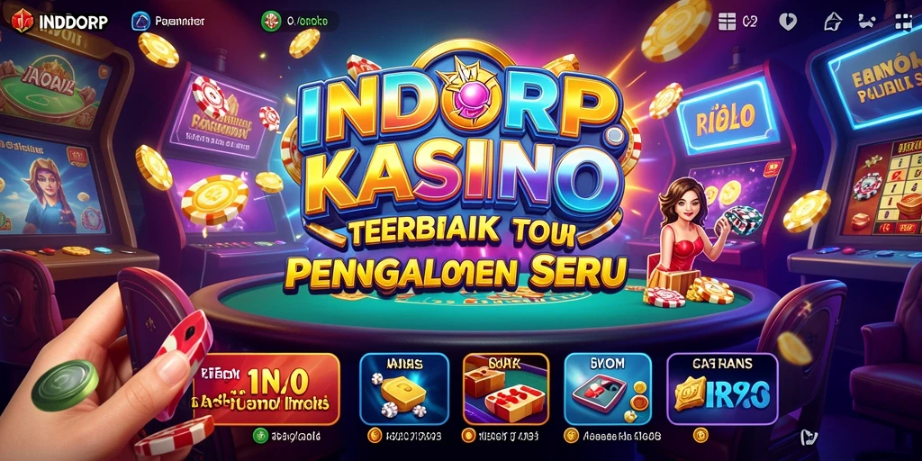 Screenshot gameplay Kasino INDORP dengan pengalaman mendebarkan.