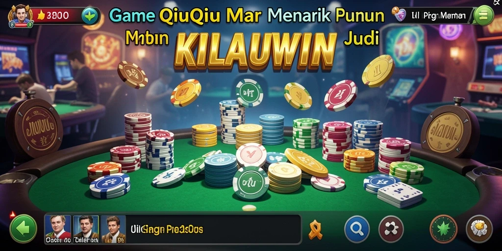 Tampilan gameplay menarik dari KILAUWIN dalam permainan QiuQiu.