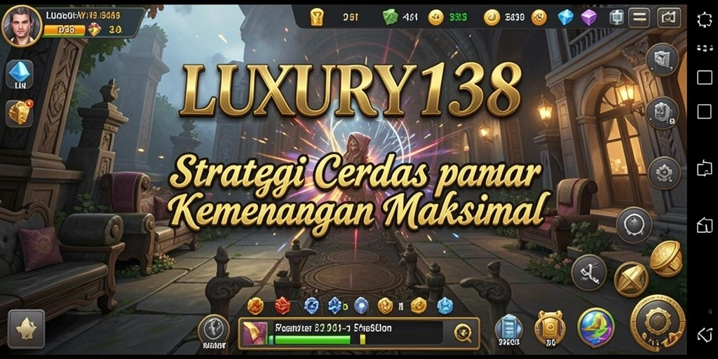 Tampilan gameplay strategi yang intens dan dinamis di LUXURY138.