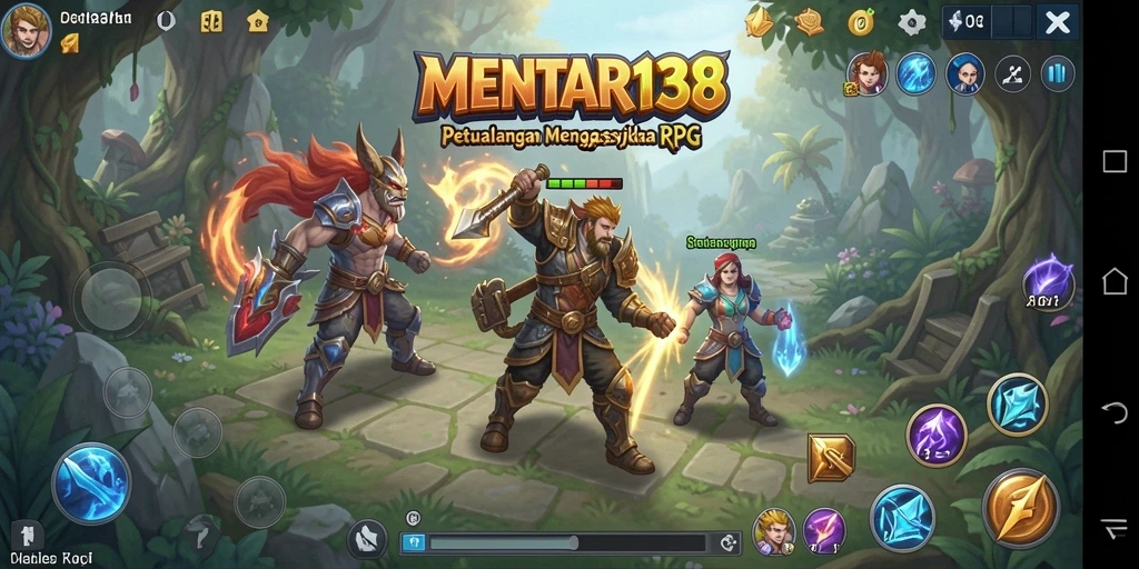 Tampilan gameplay MENTARI138 dengan fitur RPG yang menarik.