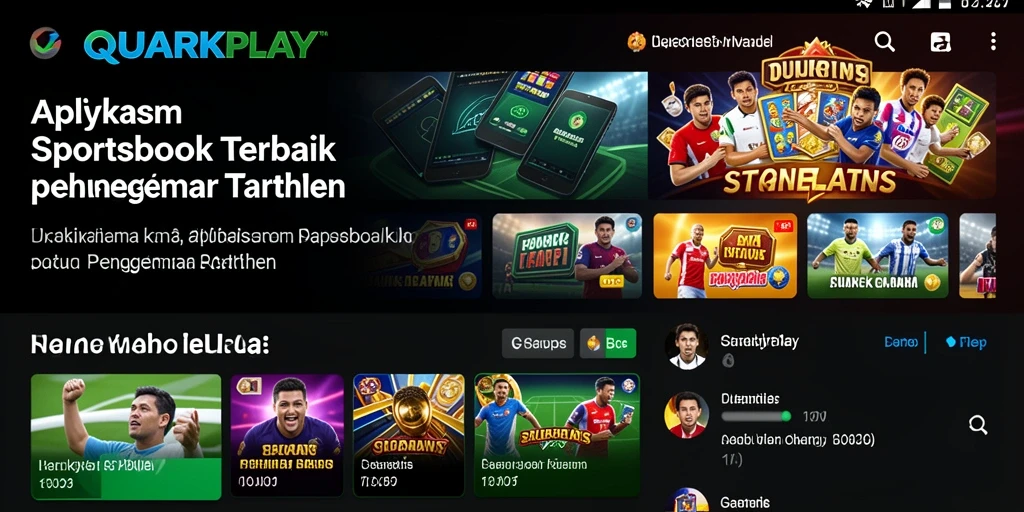 Tampilan menarik dari kuota taruhan di QUARKPLAY.