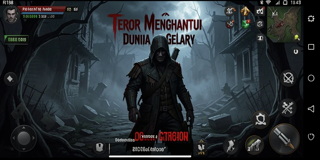 Tangkapan layar menunjukkan gameplay seram dari RI188.