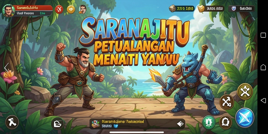 Gameplay menarik SARANAJITU yang penuh petualangan.