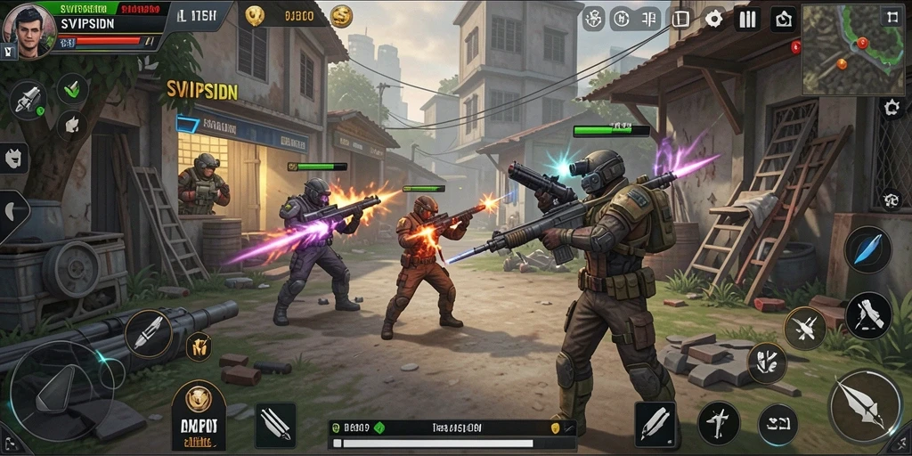 Tampilan gameplay SVIPSIDN yang memukau dengan aksi seru.