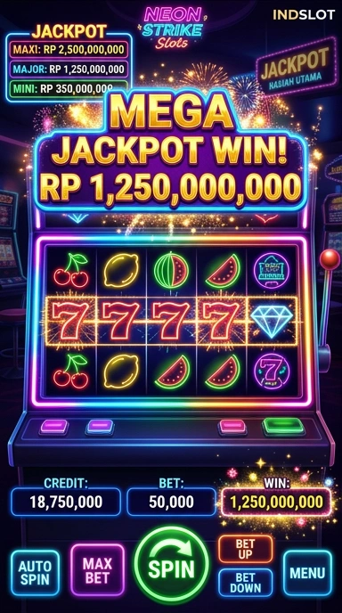 Tampilan antarmuka indslot yang intuitif dan ramah pengguna.